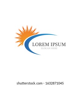 Sun Vector illustration Icon Logo Template design