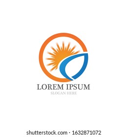 Sun Vector illustration Icon Logo Template design