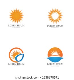 Sun Vector illustration Icon Logo Template design