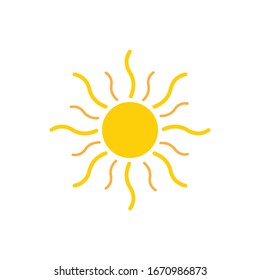 Sun Vector illustration Icon Logo Template design