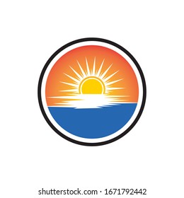 Sun Vector illustration Icon Logo Template design
