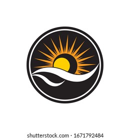 Sun Vector illustration Icon Logo Template design