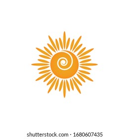 Sun Vector illustration Icon Logo Template design