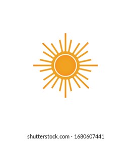 Sun Vector illustration Icon Logo Template design