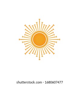 Sun Vector illustration Icon Logo Template design
