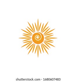 Sun Vector illustration Icon Logo Template design