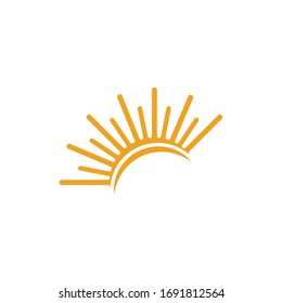 Sun Vector illustration Icon Logo Template design
