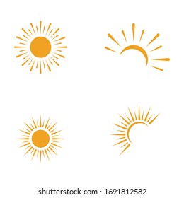 Sun Vector illustration Icon Logo Template design