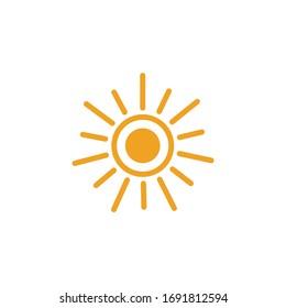 Sun Vector illustration Icon Logo Template design