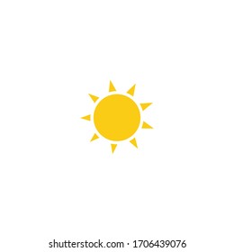 Illustrationsbild der Sun-Vektorillustration Logo-Vorlagendesign