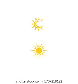 Sun Vector illustration Icon Logo Template design