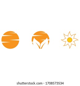 Sun Vector illustration Icon Logo Template design