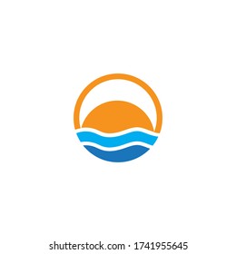 Sun Vector illustration Icon Logo Template design