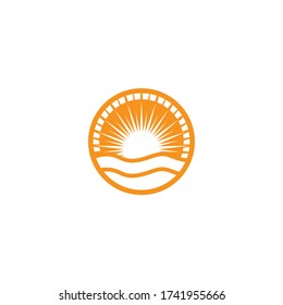 Sun Vector illustration Icon Logo Template design