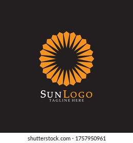 Sun Vector illustration Icon Logo Template design