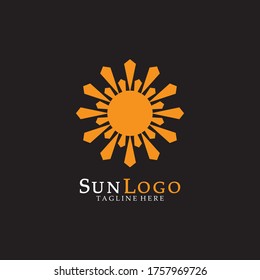 Sun Vector illustration Icon Logo Template design