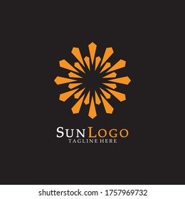 Sun Vector illustration Icon Logo Template design