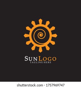 Sun Vector illustration Icon Logo Template design