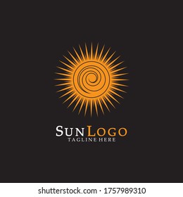 Sun Vector illustration Icon Logo Template design