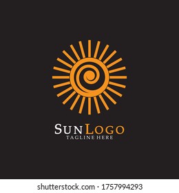 Sun Vector illustration Icon Logo Template design