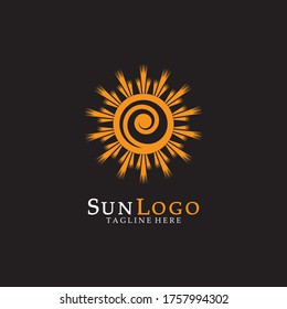 Sun Vector illustration Icon Logo Template design