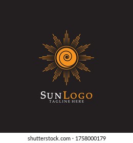 Sun Vector illustration Icon Logo Template design