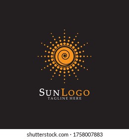 Sun Vector illustration Icon Logo Template design