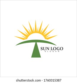 Sun Vector illustration Icon Logo Template design