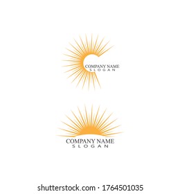 Sun Vector illustration Icon Logo Template design