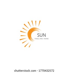 Sun Vector illustration Icon Logo Template design