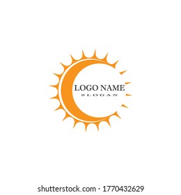 Sun Vector illustration Icon Logo Template design