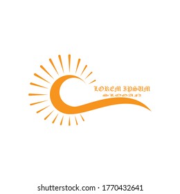 Sun Vector illustration Icon Logo Template design