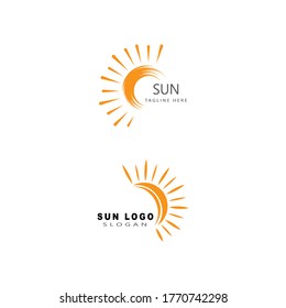 Sun Vector illustration Icon Logo Template design