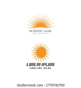 Sun Vector illustration Icon Logo Template design