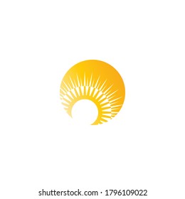 Sun Vector illustration Icon Logo Template design