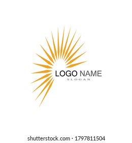 Sun Vector illustration Icon Logo Template design