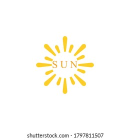 Sun Vector illustration Icon Logo Template design