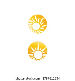 Sun Vector illustration Icon Logo Template design
