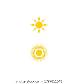 Sun Vector illustration Icon Logo Template design