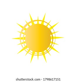 Sun Vector illustration Icon Logo Template design
