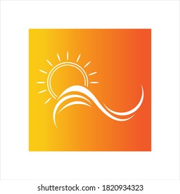 Sun Vector illustration Icon Logo Template design