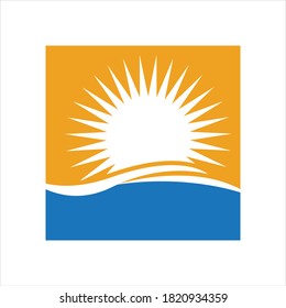 Sun Vector illustration Icon Logo Template design
