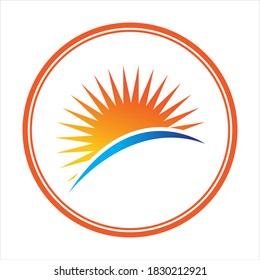 Sun Vector illustration Icon Logo Template design