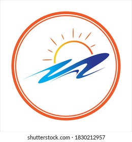 Sun Vector illustration Icon Logo Template design