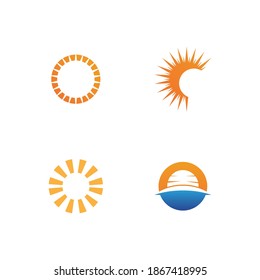 Sun Vector illustration Icon Logo Template design