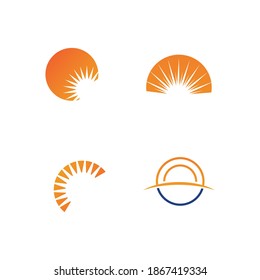 Sun Vector illustration Icon Logo Template design