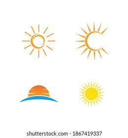 Sun Vector illustration Icon Logo Template design