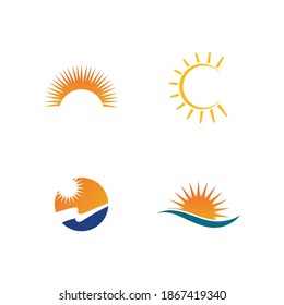 Sun Vector illustration Icon Logo Template design