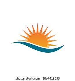Sun Vector illustration Icon Logo Template design
