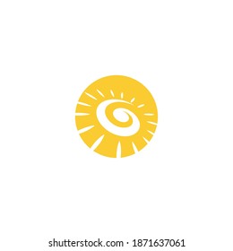 Sun Vector illustration Icon Logo Template design